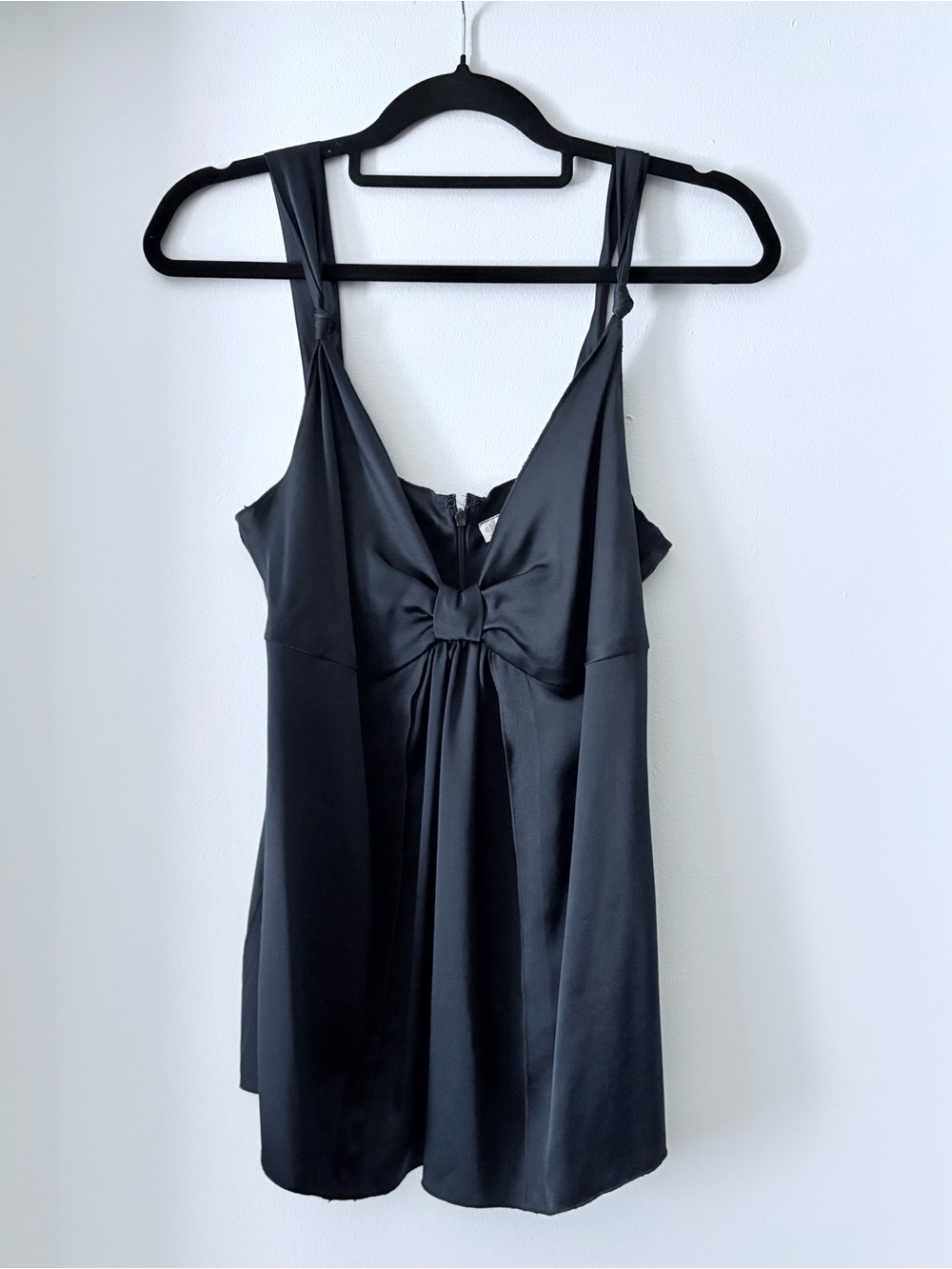 Maternity- A Pea in the Pod Navy Satin Tank